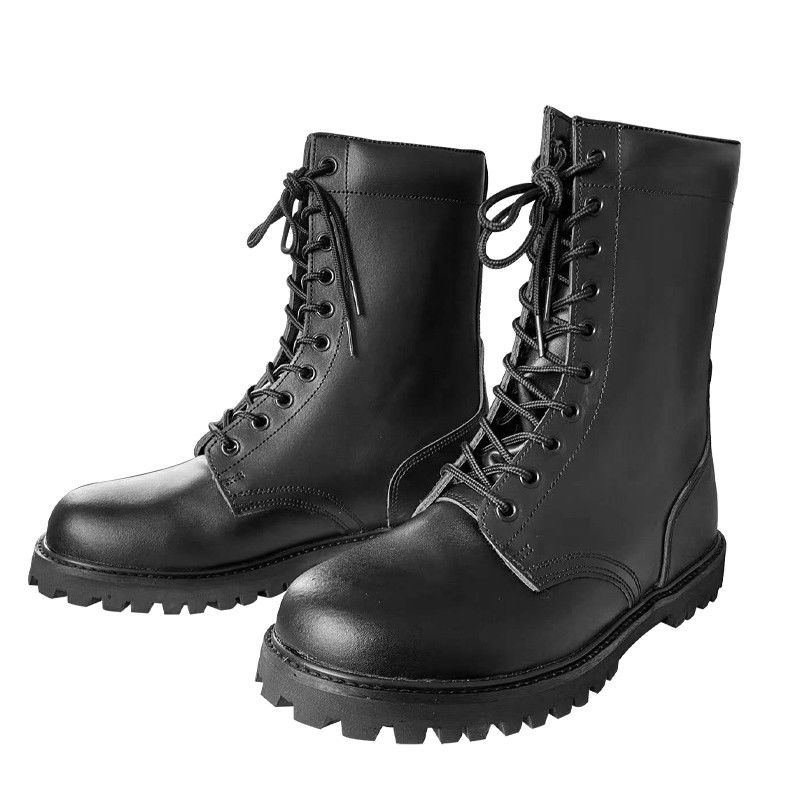 US Taille 6,5-12,5 Chaussures de randonnée en cuir noir pour hommes avec toile et doublure en maille durables
