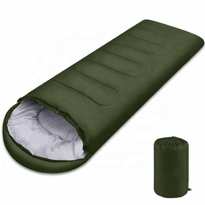 Camping en plein air Essentiel Couleurs personnalisées étanches Gros sac de couchage avec coton chaud