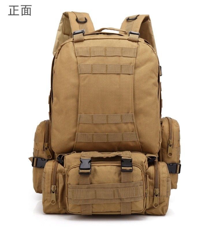 Sac à dos en tissu oxford 55L 600D étanche à l'eau et à l'humidité pour les activités sportives