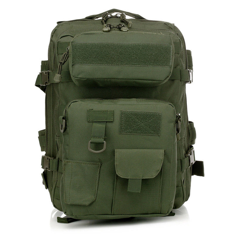 Sac à dos multi-fonctionnel pour l' entraînement en plein air avec système Molle et poche à fermeture à glissière intérieure