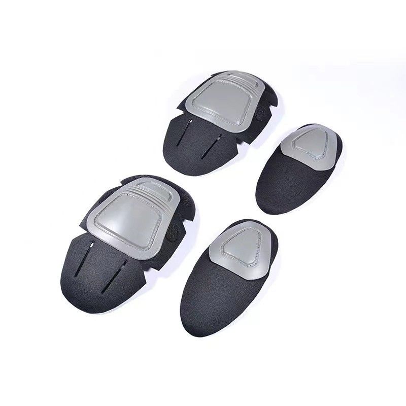 Polisseurs de coude et de genou en polyester TPR noir pour la protection sportive