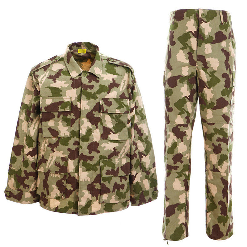 Uniforme BDU personnalisé pour l'entraînement en plein air avec tissu tissé et design durable