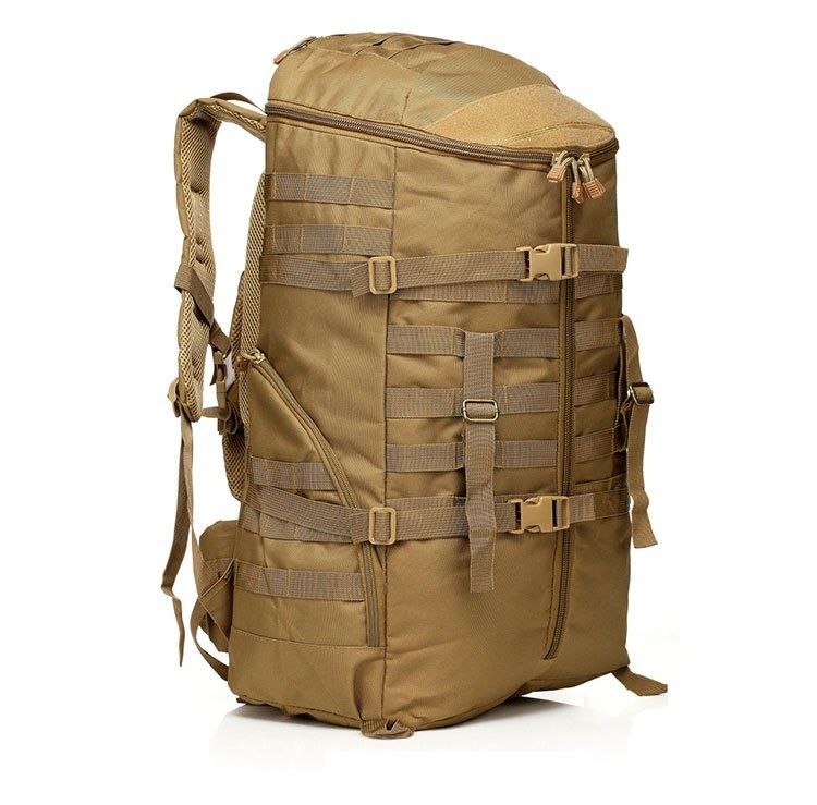 Sac à dos vert pour les voyages en plein air avec une grande capacité et un système de port de ceinture à coussin d'air