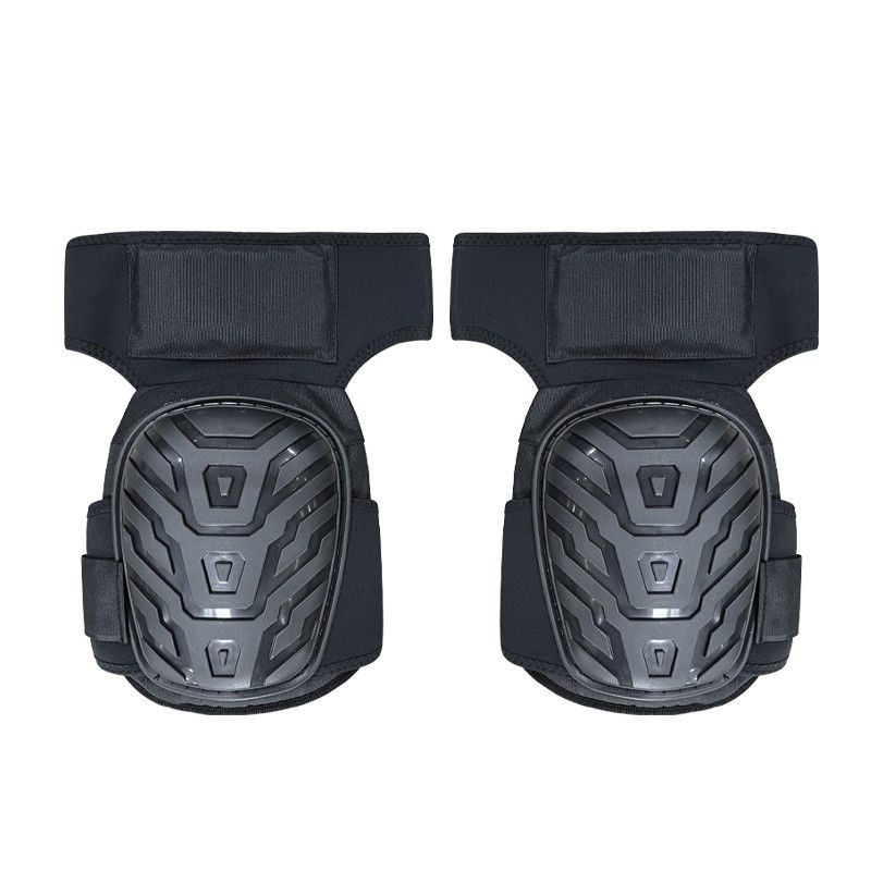 Des coussins de coude et de genou noirs flexibles pour un ajustement universel en matière de protection sportive