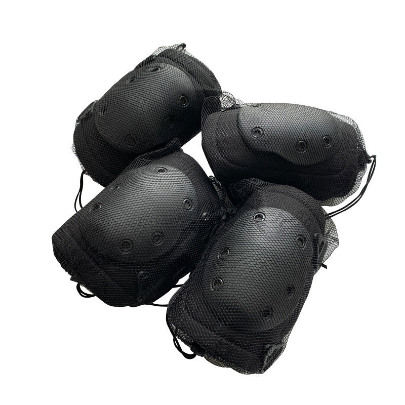 Des coussinets de protection pour coude et genou de polyester TPR réglable certifié ISO pour vélo en plein air
