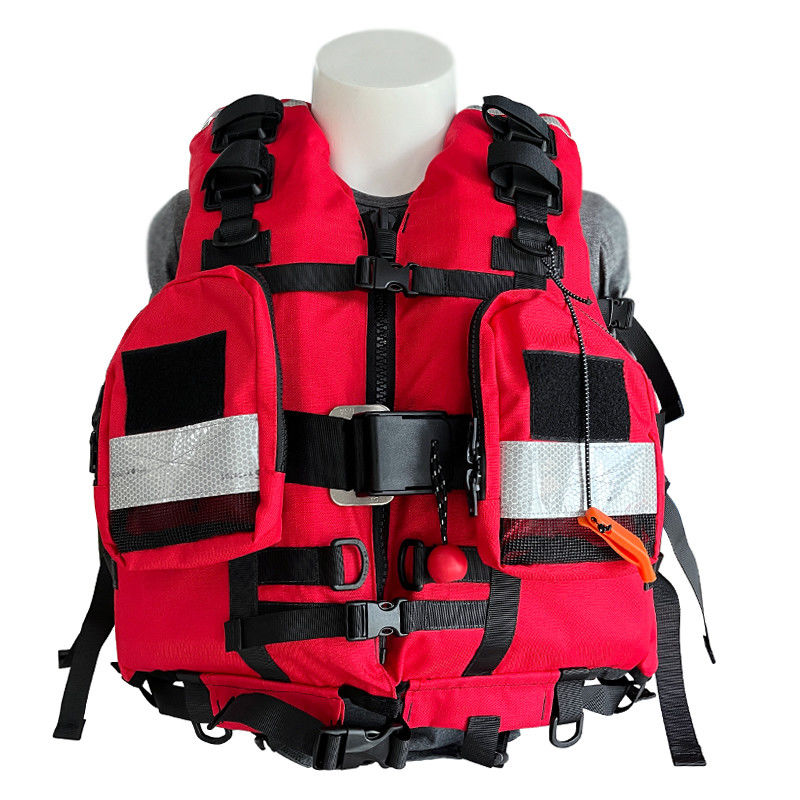 Veste de sauvetage gonflable en tissu d'Oxford pour activités et événements aquatiques