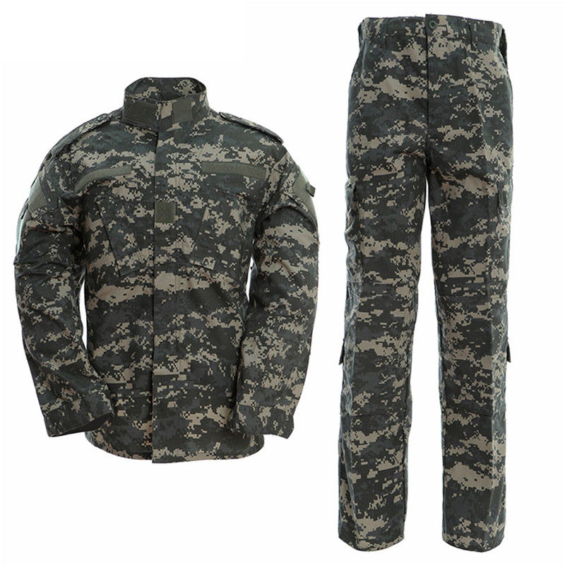 Extérieur Olivier vert 4 poches BDU Costume Homme Uniforme Vêtement veste pour la personnalisation