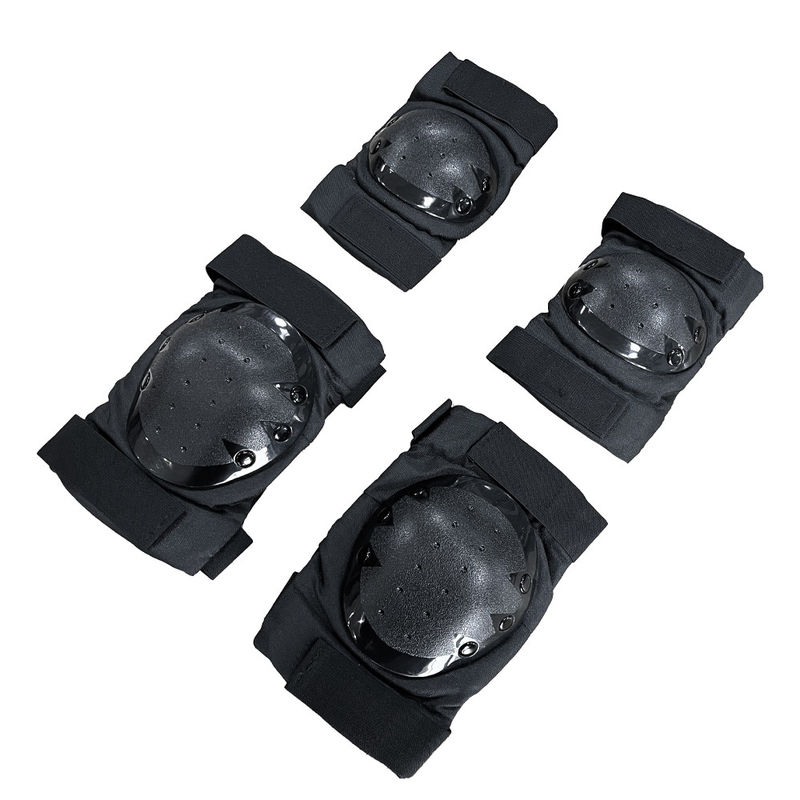 Une taille adaptée couleur noire patin à roulettes Coude et genoux pour la protection du sport