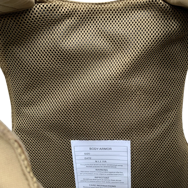 FDY19 gilet pare-balles de sécurité caché pour équipement tactique 3