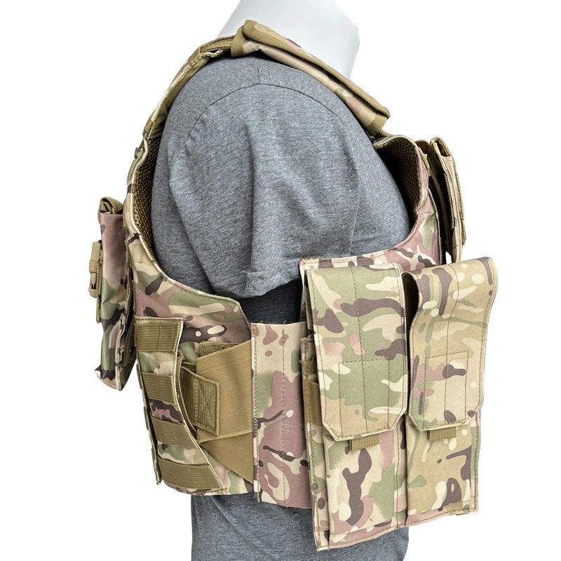 FDY21 Veste antiballes de camouflage avec système Molle 0